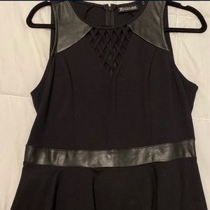 Black weaved sleeveless top